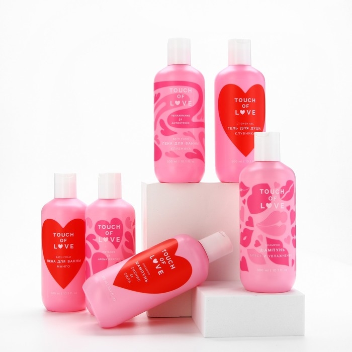 Шампунь для волос Just love,  300 мл, аромат свежести, ЧИСТОЕ СЧАСТЬЕ