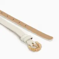 Ремень жен 03-01-01-01, Март2514, 1,8*0,3*110 см, без винта, пряж золото, 1 прокол,