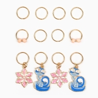 Пирсинг для волос новогодний &laquo;Мечты сбудутся&raquo; на Новый год, 12 шт