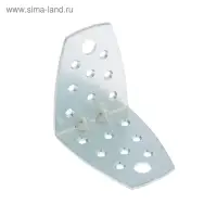 Уголок крепёжный 70х70х55х2.0 усил.цинк, сзенковкой шт., 100 шт.