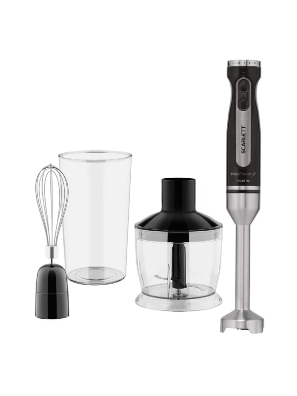 Погружной мощный блендер с насадками 1500 Вт, SC-HB42F96