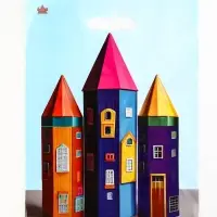 Пакет "Яркие карандаши", полиэтиленовый с вырубной ручкой, 31х40 см, 60 мкм