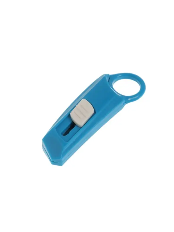 Нож универсальный ТУНДРА, мини, пластиковый корпус, возвратное лезвие, 9 мм