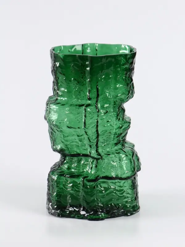 Ваза &laquo;Гоэтано&raquo;, 24.5&times;13 см, стекло, зелёная