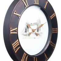 Часы настенные интерьерные &laquo;Лондонский мост&raquo;, плавный ход, циферблат d-50 см