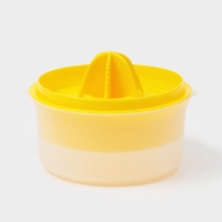 Сепаратор-соковыжималка с контейнером Доляна &laquo;Солнышко&raquo;, 2 в 1, пластик, 13&times;10 см, 600 мл, жёлтый