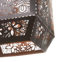 Светильник "Кэлшот" (Бабочки) 1х40Вт Е27 черный 13х13х20+100см