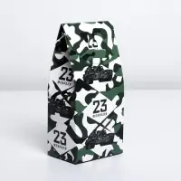 Коробка кондитерская, упаковка, &laquo;23 февраля&raquo;, 9 х 19 х 6 см