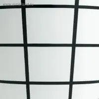 Кашпо для цветов &laquo;Черно-белая клетка&raquo;, 0,8 л, 11 х 12 см