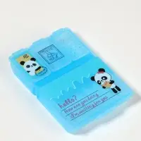 Таблетница, 9.2&times;6.5&times;1.6 см, 4 секции, МИКС