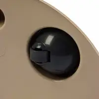 Горшок для цветов "Rosemary" D-33 см, 16 л с дренажной вставкой на колесиках, бежевый