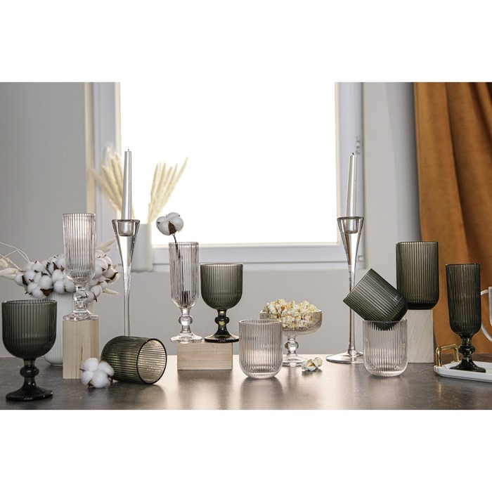 Стакан Magistro &laquo;Грани&raquo;, 260 мл, 7.5&times;9.5 см, стекло, прозрачный