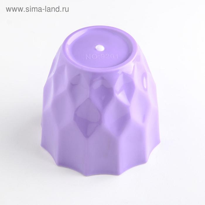 Кашпо для цветов &laquo;Излом&raquo;, пластик, 400 мл, цвет МИКС