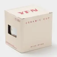 Кружка 350 ид "Бантик" 8,5х9 см красный бант