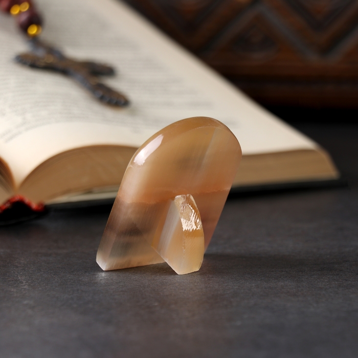 Икона "Николай Чудотворец", селенит