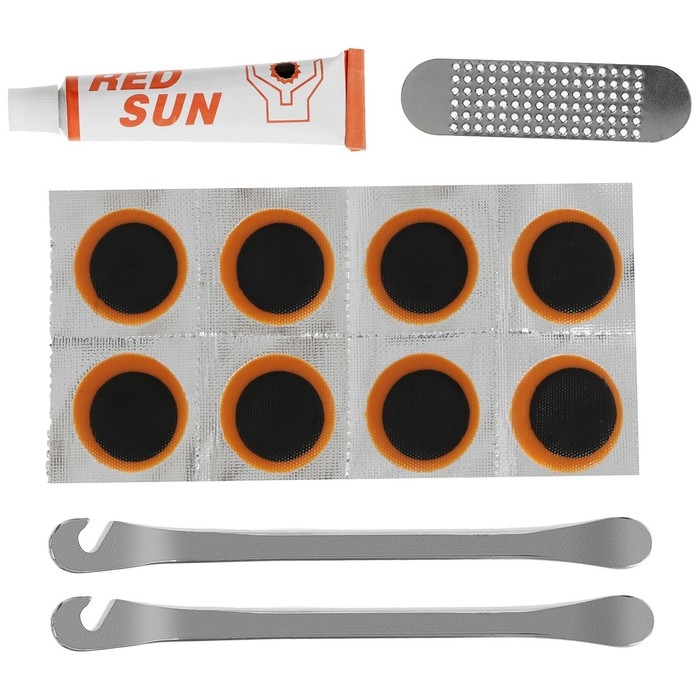 Аптечка для ремонта велоcипедных камер Dream Bike, с монтажками