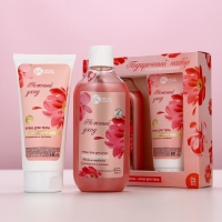 Подарочный набор "Насыщение и питание", гель для душа,300 мл и крем для тела,200 мл