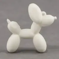 Алмазная мозаика на брелоке "Собачка" серебро