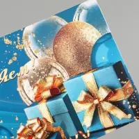 Конверт для денег &laquo;Поздравляем!&raquo;, глиттер, 16,5 х 8 см