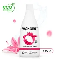 Экогель для душа WONDER LAB роза и пион, 550 мл