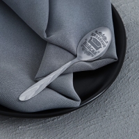 Ложка чайная с гравировкой &laquo;Диванные войска&raquo;, на подарочной открытке, 3 х 14 см.