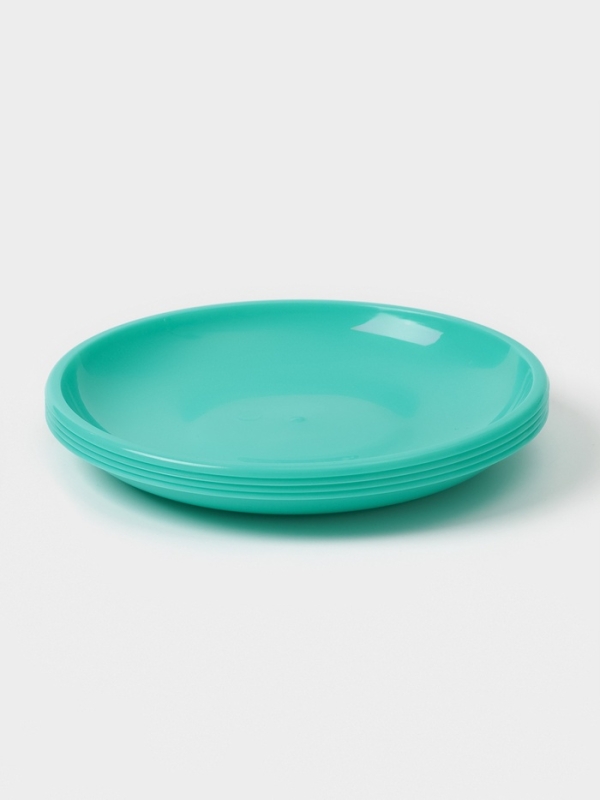 Набор посуды для пикника &laquo;Весёлая компания&ndash; 2&raquo;, на 4 персоны, 41 предмет, пластик, МИКС