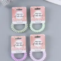 Резинка для волос пружинка &laquo;Матовая&raquo;, МИКС