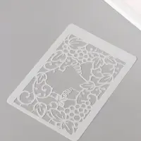 Трафарет пластик А5 "Виноград" 14,8х21 см