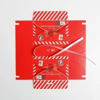 Бонбоньерка новогодняя &laquo;Новогодняя почта&raquo;, 10 х 5,5 х 5,5 см, Новый год