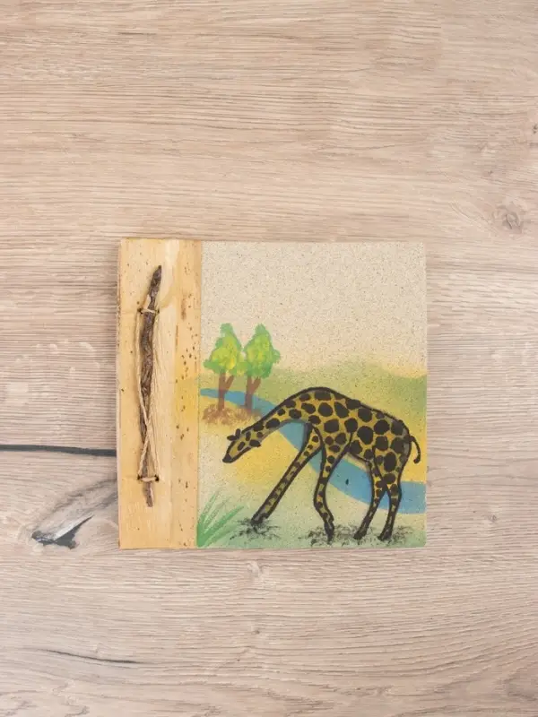 Фотоальбом "Жираф" 10 листов, 19х19х2 см, фото 10х15 см