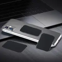 Пластина для магнитных держателей, 3.8&times;5 см, самоклеящаяся, черная