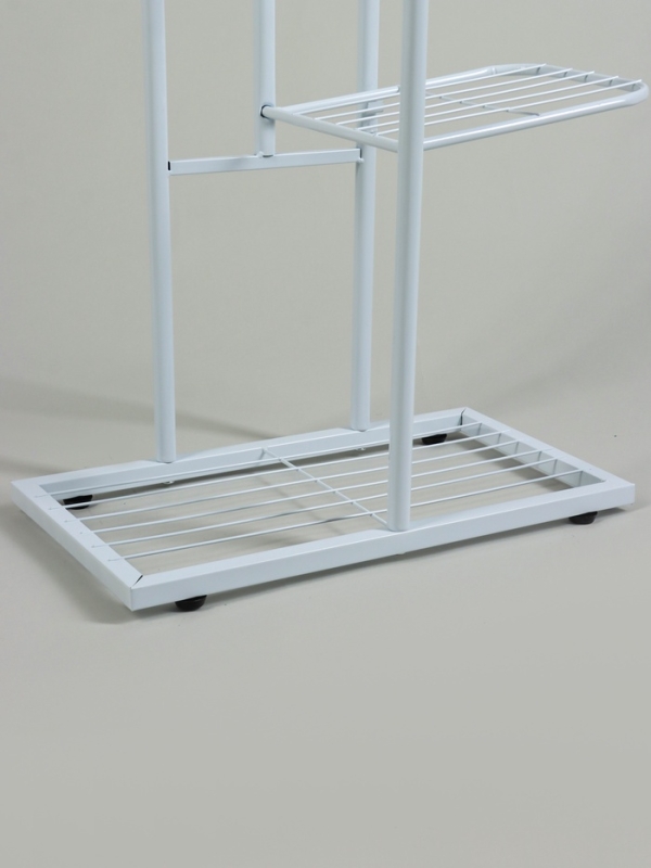 Подставка для цветов Greengo, 7 полок, 43 &times; 22 &times; 126 см, напольная, металл, белая