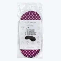 Маска для сна &laquo;Пастель&raquo;, 19.5&times;8.5 см, резинка одинарная, розовая