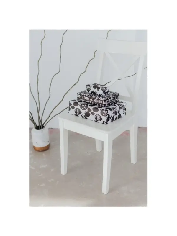 Бумага упаковочная крафтовая &laquo;Поздравляю&raquo;, 50 х 70 см