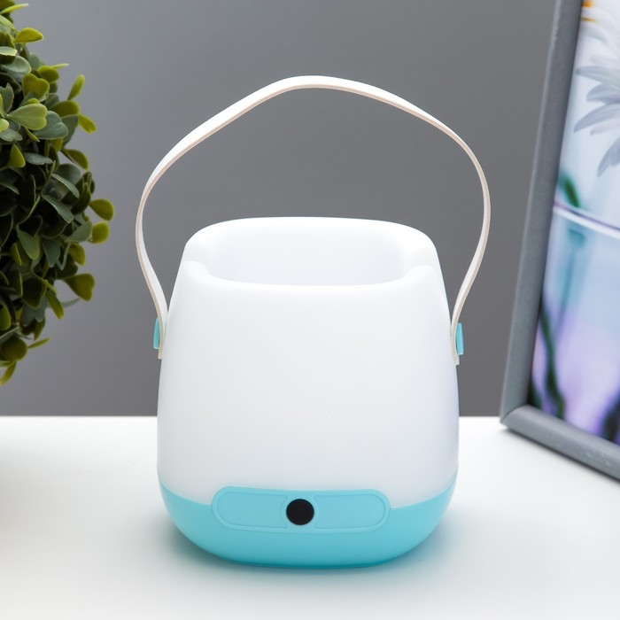 Настольная лампа сенсорная  "Ланди" LED 4Вт от батареек МИКС 10,5х10,5х11 см RISALUX