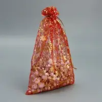 Мешочек подарочный органза &laquo;Новогодние желания&raquo;, 20 х 30 см +/- 1.5 см