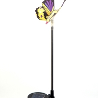 Штекер с подсветкой "Бабочка Адриа" синяя, 12х70см