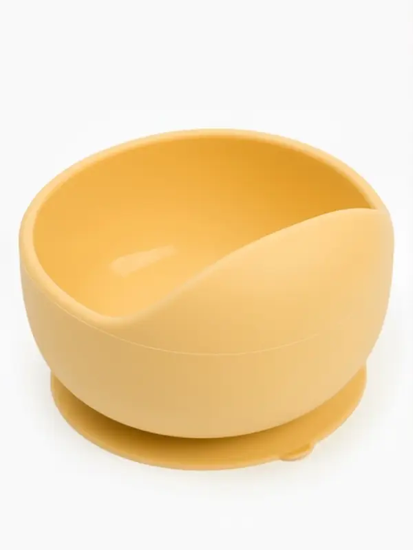 Тарелка детская на присоске и ложка, молочный, Mum&Baby