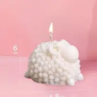 Свеча "Барашек" 4х4,5х6 см, соевый воск