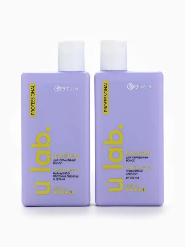 Подарочный набор &laquo;Защита цвета&raquo;: шампунь 250 мл, бальзам 250 мл, Ural Lab