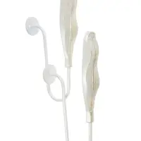 Крючок для штор CAPPIO KS040, цвет белый с золотом, набор 2 шт