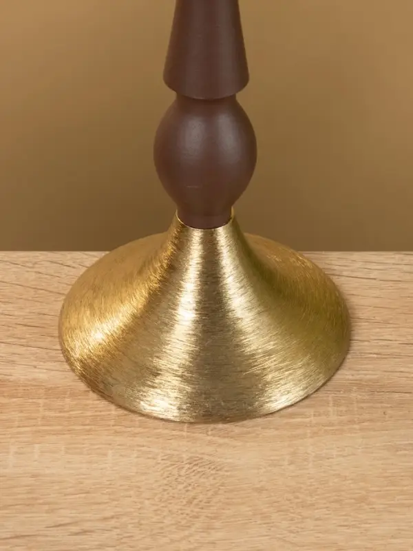 Подсвечник на 1 свечу "Шоколад" 10,5х10,5х25 см