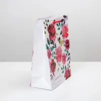 Пакет подарочный ламинированный, упаковка, Present for you, MS 18 х 23 х 8 см