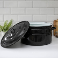 Бак эмалированный, 20 л, цвет графитовый