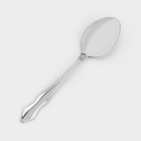 Ложка столовая &laquo;Новинка-1&raquo;, h=19.5 см, толщина 1 мм, цвет серебряный