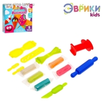 Игровой набор для лепки &laquo;Весёлое мороженое&raquo;, 5 брусков пластилина, аксессуары