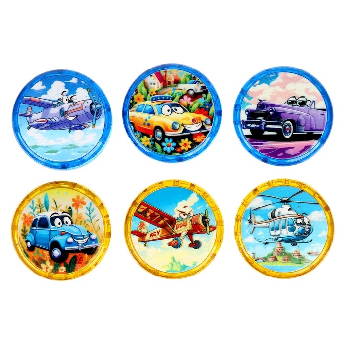 Йо-йо &laquo;Транспорт&raquo;, световые эффекты, цвет МИКС