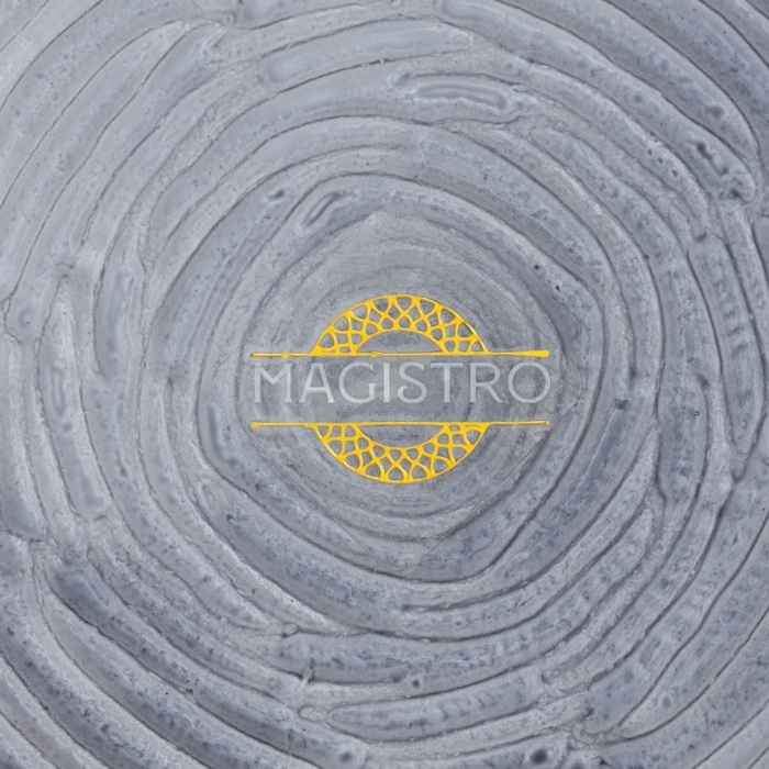 Тарелка подстановочная &laquo;Рифл&raquo;, d=32,5 см, стекло, голубая