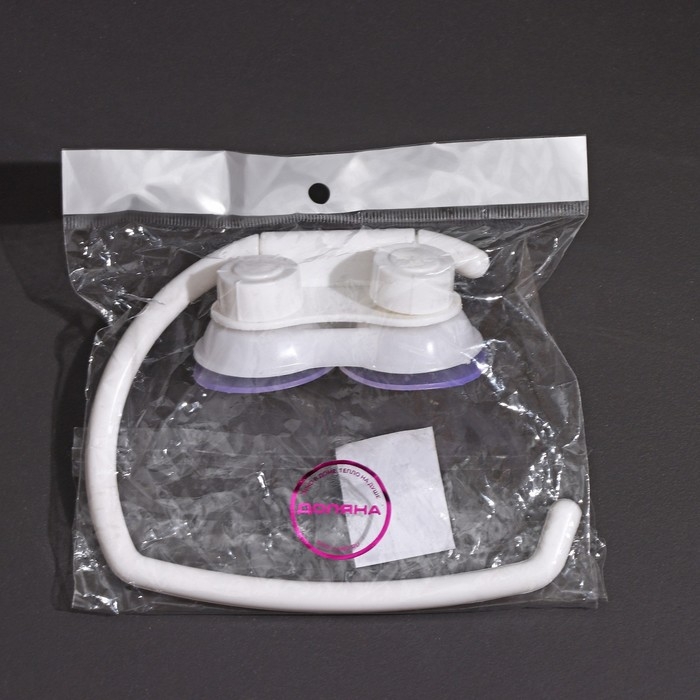 Держатель для туалетной бумаги на присосках, 14,5&times;15&times;3 см