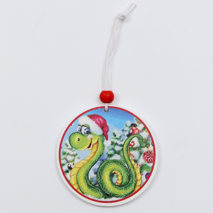 Набор подвесок в деревянной подарочной упаковке, 12 шт.